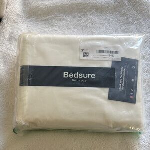 White Full Bedsure Duvet cover set